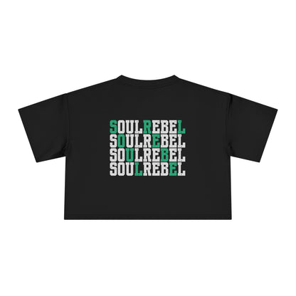 Women's Crop Tee: Stagger