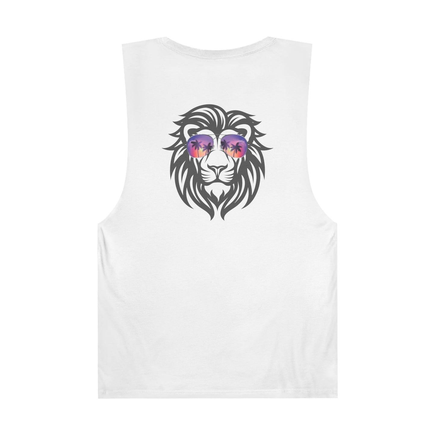 Unisex Muscle Tank: Rasta Lion