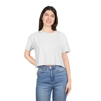 Women's Crop Tee: Circle, F*ck the Quick Fix