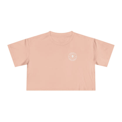 Women's Crop Tee: Circle, F*ck the Quick Fix