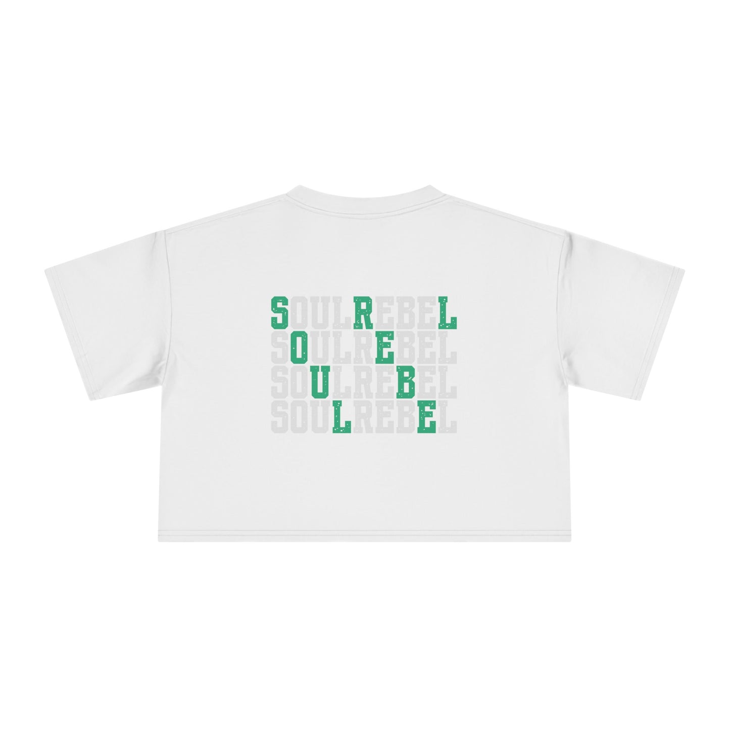 Women's Crop Tee: Stagger