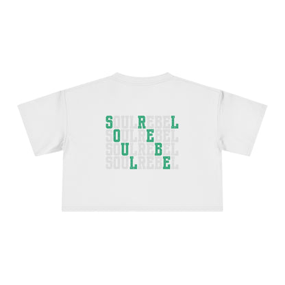 Women's Crop Tee: Stagger